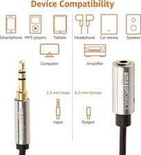 Amazon basics 3.5mm for sale  WALTHAM CROSS