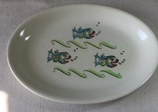 Plat décor poissons d'occasion  Nantes-