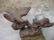 Scultura legno aquila usato  Italia