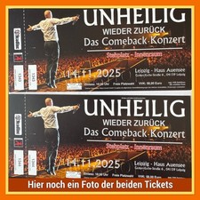 Unheilig tickets leipzig gebraucht kaufen  Crottendorf, Walthersdorf