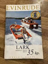 Motor de popa Evinrude ‘Lark’ 35 HP manual do proprietário comprar usado  Enviando para Brazil