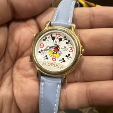 Funcionando Vintage Disney Mickey Mouse 32mm Relógio Musical LORUS Bastão de Dança Ajuste 7 comprar usado  Enviando para Brazil