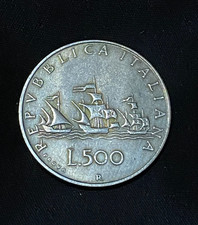 500 lire 1957 usato  Italia