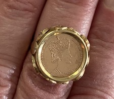 Ring goldmünze königin gebraucht kaufen  München