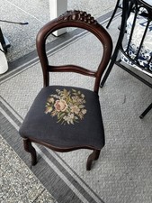 Needlepoint victorian chair for sale  Ashby