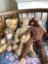 Three old bears for sale  BROMLEY