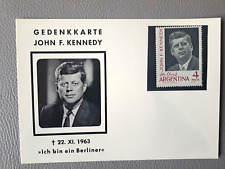 Gedenkkarte john kennedy gebraucht kaufen  Heilbronn