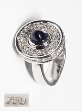 Damenring brillant saphir gebraucht kaufen  Aichach