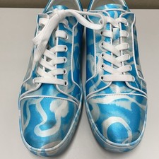 Używany, Christian Louboutin Louis Junior satynowe trampki męskie rozmiar 9 US na sprzedaż  Wysyłka do Poland