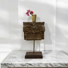 Base de pilar de madeira vintage em suporte comprar usado  Enviando para Brazil