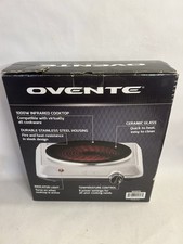 Queimador infravermelho elétrico de vidro Ovente placa quente única prata 7 polegadas usado comprar usado  Enviando para Brazil