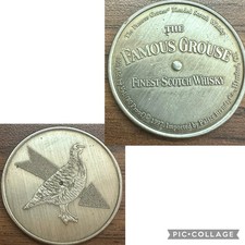 The Famous Grouse Finest Blended Scotch Whiskey 1997 Spinning Drinking Game Coin comprar usado The Famous Grouse Finest Blended Scotch Whiskey 1997 Spinning Drinking Game Coin comprar usado  Enviando para Brazil