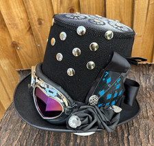 Black steampunk top for sale  PETERBOROUGH