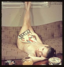 RARO VINTAGE DÉCADA DE 1950 3-D SLIDE COLORIDO ESTÉREO DE MODELO NUDE comprar usado  Enviando para Brazil