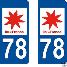 Stickers autocollants plaque d'occasion  Ingwiller