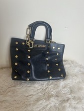 Moschino black leather for sale  CARRICKFERGUS