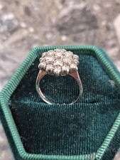 white gold diamond cluster ring for sale white gold diamond cluster ring for sale HULL