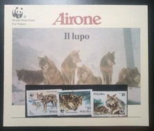 Francobolli serie lupo usato  Viale