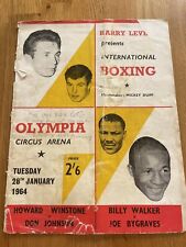Boxing programme howard for sale  MERTHYR TYDFIL