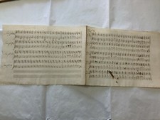 Antico vecchio manoscritto usato  Varese