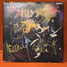 Ace Frehley Kiss assinado lp Alive etiqueta azul, 4 membros, Original, Vintage, Ótimo comprar usado Ace Frehley Kiss assinado lp Alive etiqueta azul, 4 membros, Original, Vintage, Ótimo comprar usado  Enviando para Brazil
