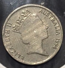 MOEDA DE 5 CENTAVOS AUSTRÁLIA 1994......ERRO DE GREVE FRACO comprar usado  Enviando para Brazil