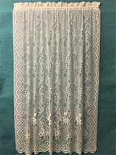 Painéis de cortina de renda Dogwood Ecru 60 x 84" sala de estar quarto den comprar usado  Enviando para Brazil