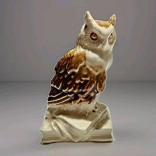 Estatueta de porcelana Art Deco Hschenreuther, Alemanha coruja em Booka sabedoria assinada , usado comprar usado  Enviando para Brazil