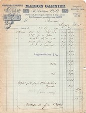 1911 invoice maison d'occasion  Expédié en Belgium