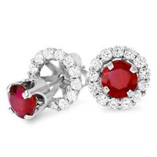 2ct ruby studs for sale  Libertyville