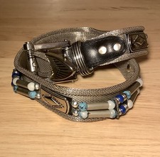 Vintage metallgürtel metal gebraucht kaufen  Neu-Ulm