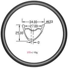 Mountain bike assimetria 25mm profundidade 29er aro de carbono fosco brilhante acabamento UD 3k 12k comprar usado  Enviando para Brazil