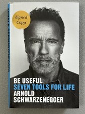 Livro de capa dura assinado por Arnold Schwarzenegger Be Useful JSA LOA AUTO comprar usado  Enviando para Brazil