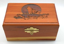 Cedar box carved for sale  Duluth