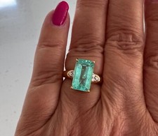 Huge 5.71ct octagon for sale  MANCHESTER