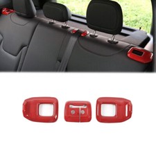 Conjunto completo interior decoração capa acabamento 3 peças para Jeep Renegade 2016+ vermelho brilhante comprar usado  Enviando para Brazil