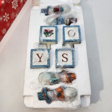 Christmas snowman blocks for sale  Cameron