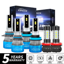 6X lâmpadas de neblina de farol de LED feixe alto/baixo para Ram ProMaster City 2015-2021 comprar usado  Enviando para Brazil