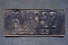 Placa de licença 1929 Califórnia # 6V - 922 comprar usado  Enviando para Brazil