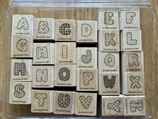 Stampin’ Up Stitched Alphabet Patchwork Letters ABC’s 1994 segunda mano  Embacar hacia Mexico