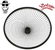 Vintage Classic Lowrider 29" Roda Preta Frente de Aço 144 Raios 14g Preta. comprar usado  Enviando para Brazil