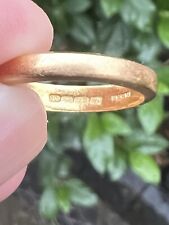 Gold wedding band for sale  LEEK