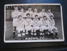 Football postcard airdrie for sale  MABLETHORPE