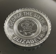 Commemorative glass plate for sale  MILFORD HAVEN