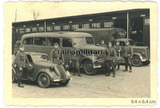 Orig. Foto Fiat Beute Pkw mit 254.ID Wappen Omnibus Bus Opel Blitz Lkw 1941 comprar usado  Enviando para Brazil