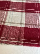 Red tartan fabric for sale  BALLYMONEY