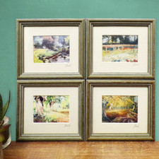 Watercolour prints miniature for sale  LONDON