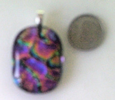 Dichroic glass pendant for sale  Winter Springs