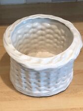 Vintage white wicker for sale  SHEFFIELD