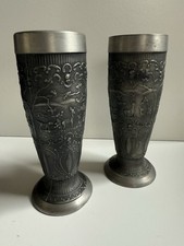 Zinnkelche vintage pewter gebraucht kaufen  Langen